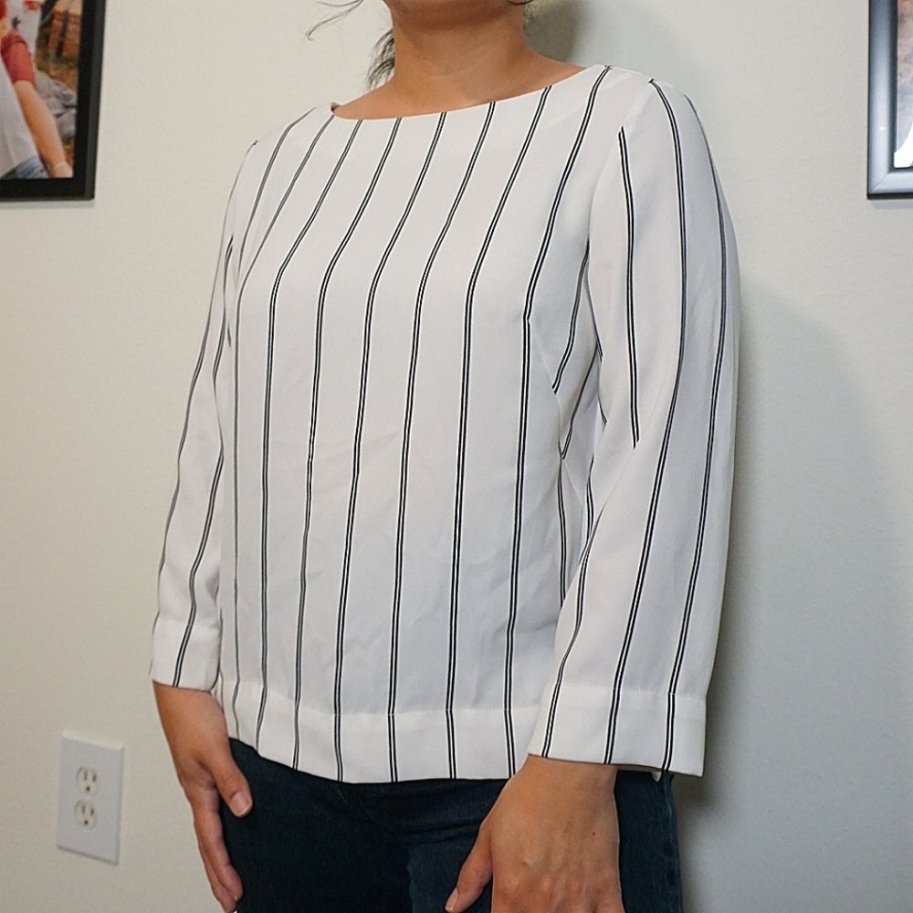 Black & White Top, Striped